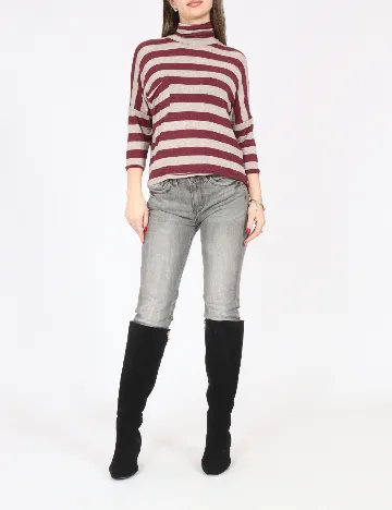 Bluza Zara, visiniu/gri