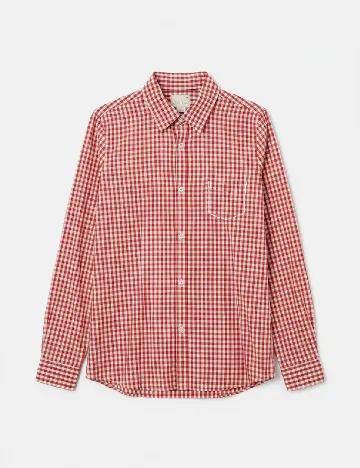 Camasa Zara, rosu/alb