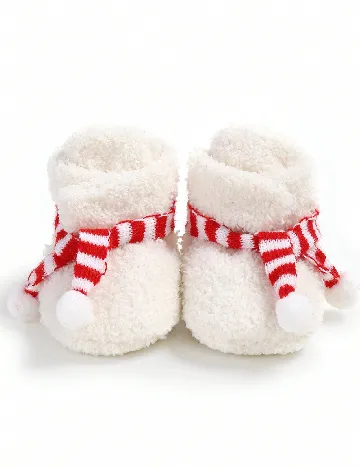 Papuci de Casa Shein Kids, alb