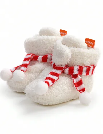 Papuci de Casa Shein Kids, alb