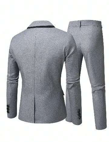 Costum SHEIN Plus Size Men, gri