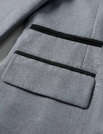 Costum SHEIN Plus Size Men, gri