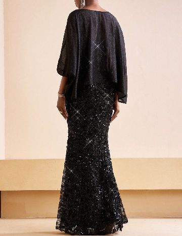 Rochie lunga SHEIN, negru