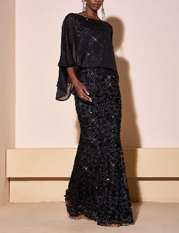 Rochie lunga SHEIN, negru