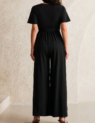 Salopeta SHEIN Maternity, negru