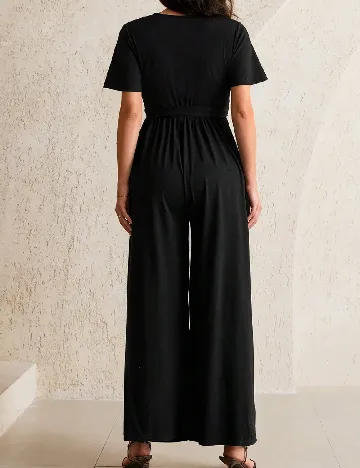 Salopeta SHEIN Maternity, negru