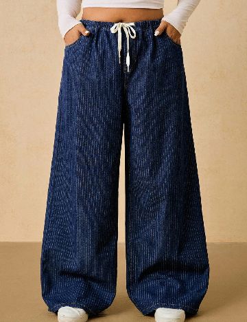 Blugi SHEIN CURVE, bleumarin