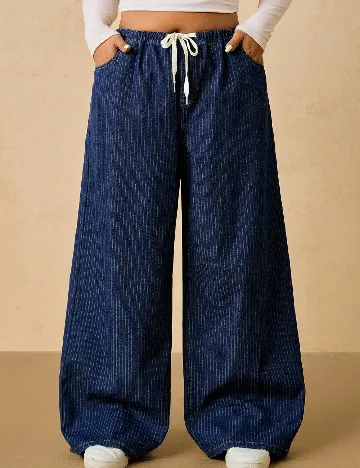 Blugi SHEIN CURVE, bleumarin