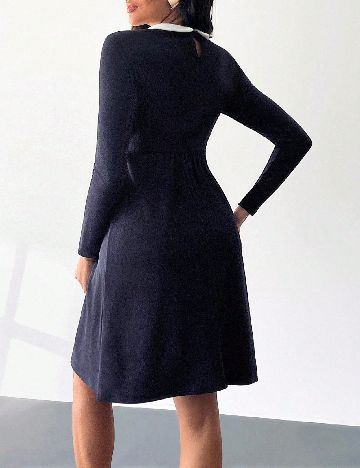 Rochie scurta SHEIN Maternity, bleumarin