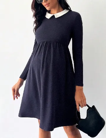 Rochie scurta SHEIN Maternity, bleumarin