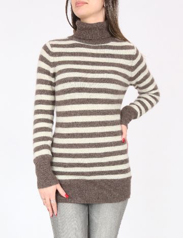 Bluza Zara, maro/ecru