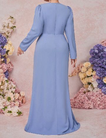 Rochie lunga SHEIN CURVE, albastru