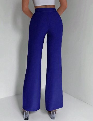 Pantaloni SHEIN, bleumarin