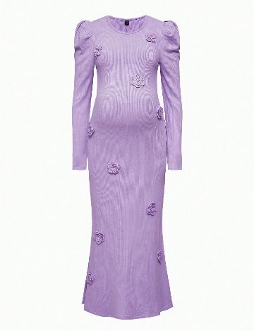 Rochie lunga SHEIN Maternity, lila