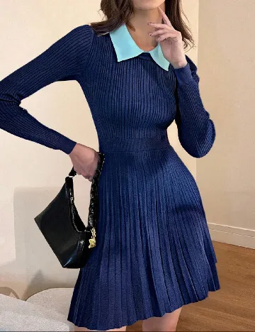 Rochie scurta SHEIN, bleumarin