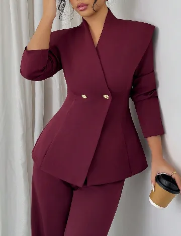 Compleu SHEIN, visiniu