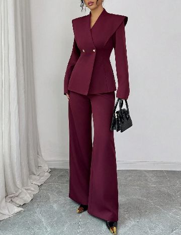 Compleu SHEIN, visiniu