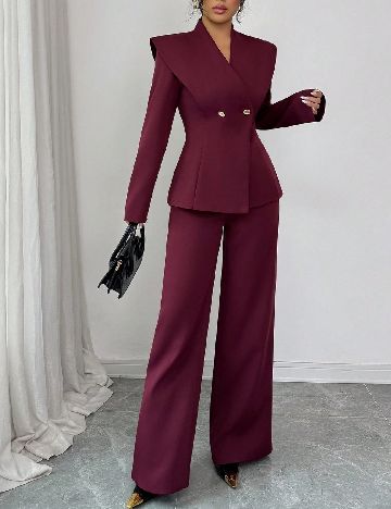 Compleu SHEIN, visiniu