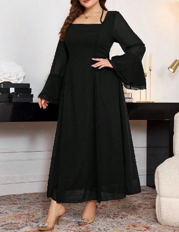 Rochie lunga SHEIN CURVE, negru