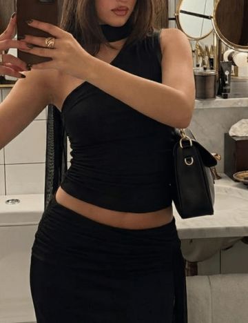 Top SHEIN, negru