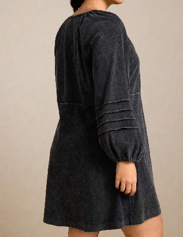 Rochie scurta SHEIN CURVE, gri