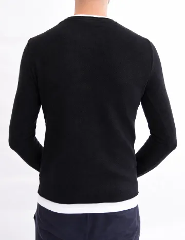 Bluza Pull&Bear, negru