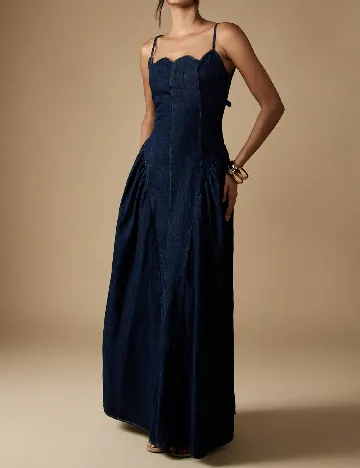 Rochie lunga Missguided, bleumarin