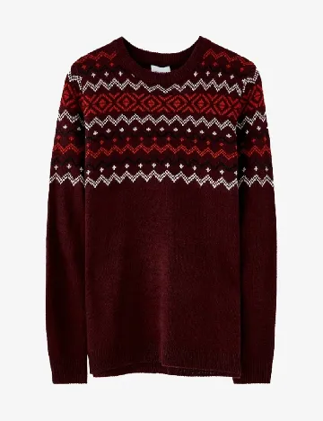 Pulover Pull&Bear, visiniu