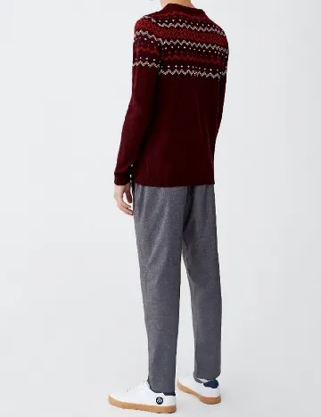 Pulover Pull&Bear, visiniu