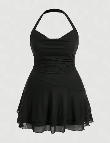 Rochie scurta SHEIN CURVE, negru