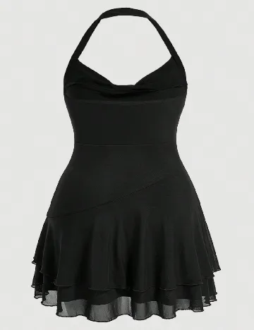 Rochie scurta SHEIN CURVE, negru