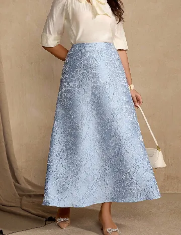 Fusta SHEIN CURVE, albastru