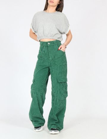 Pantaloni Bershka, verde