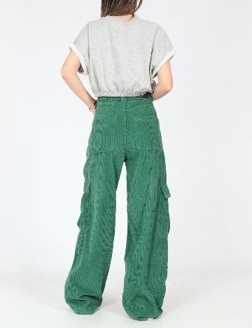 Pantaloni Bershka, verde