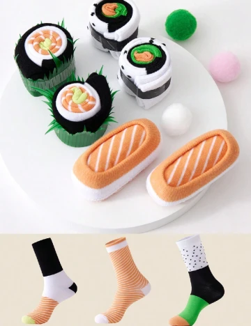 Set sosete 3 perechi SHEIN, mix culori