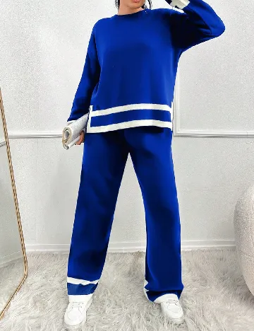 Compleu SHEIN CURVE, albastru