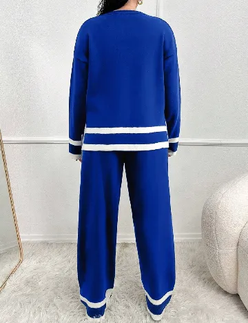 Compleu SHEIN CURVE, albastru