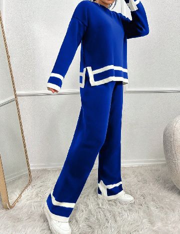 Compleu SHEIN CURVE, albastru