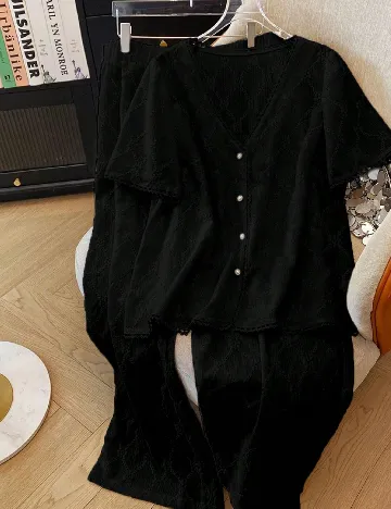 Compleu SHEIN CURVE, negru