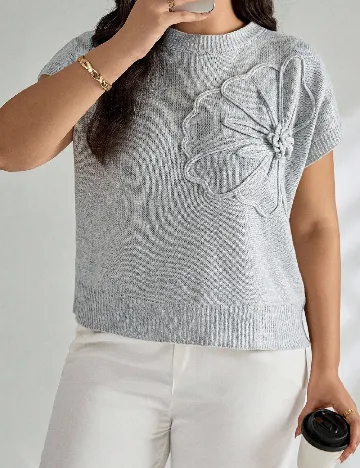 Bluza SHEIN CURVE, gri