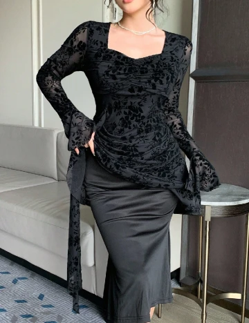 Rochie medie Dazy, negru