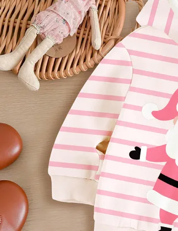 Compleu Shein Kids, roz/alb