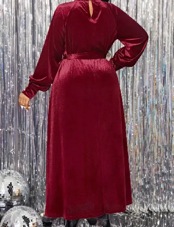 Rochie lunga SHEIN CURVE, rosu