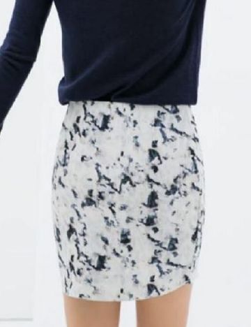 Fusta Zara, mix culori