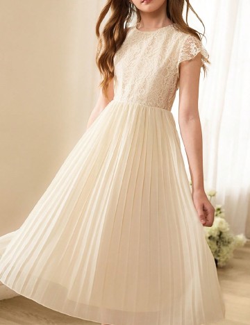 Rochie Shein Kids, crem