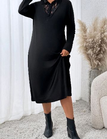 Rochie medie SHEIN CURVE, negru