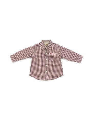 Camasa Zara, rosu/alb