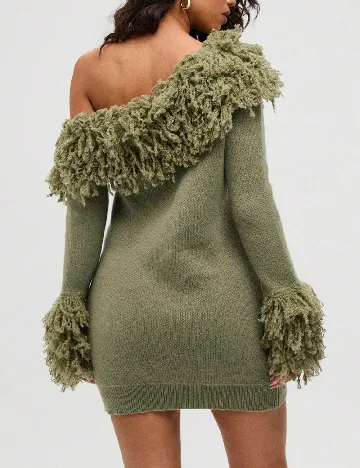 Rochie scurta SHEIN, verde