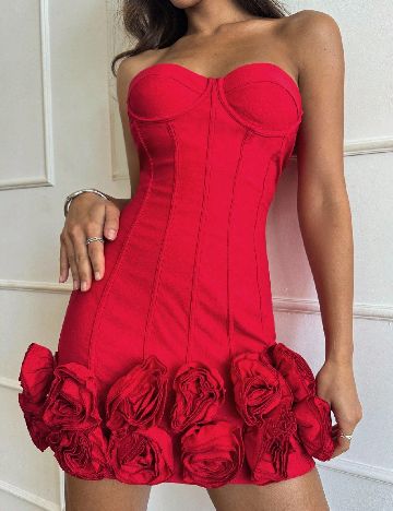 Rochie scurta SHEIN, rosu