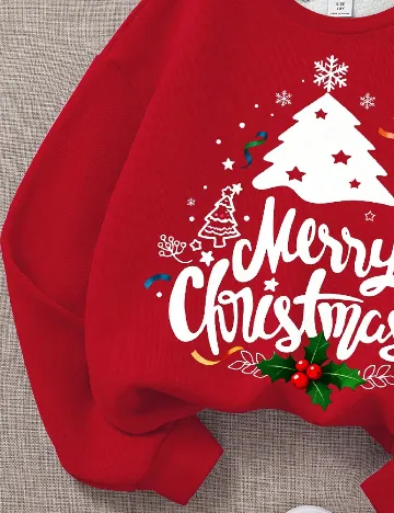 Bluza Shein Kids, rosu